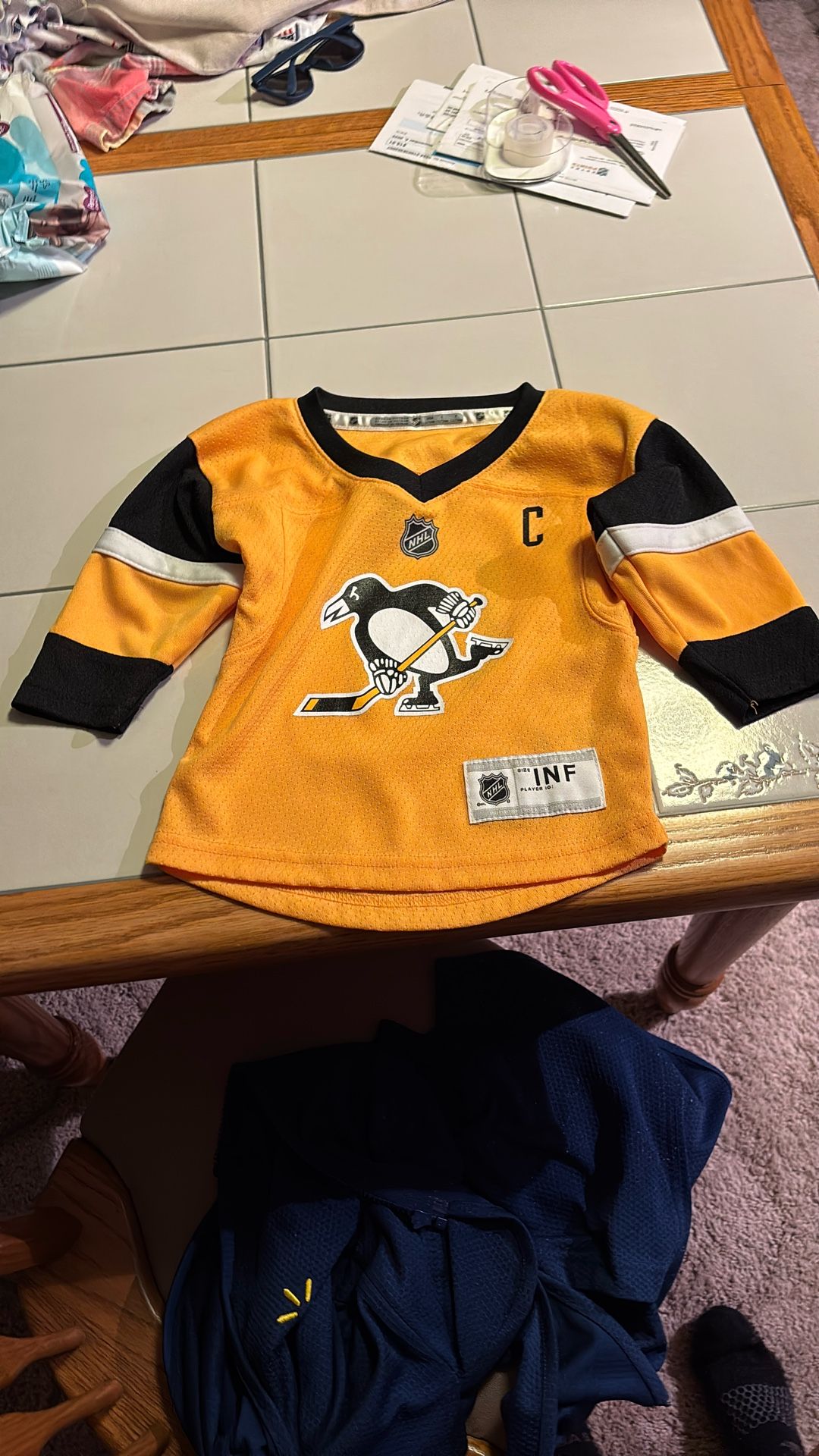 Infants 12/24 Months Pittsburgh Penguins Jersey