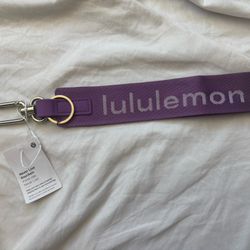 Lululemon Never Lost Keychain Brand New Purple