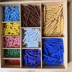 Montessori Math Bead Decanomial