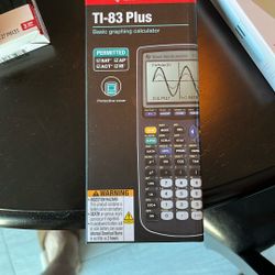 Ti-83 Plus Graphing Calculator