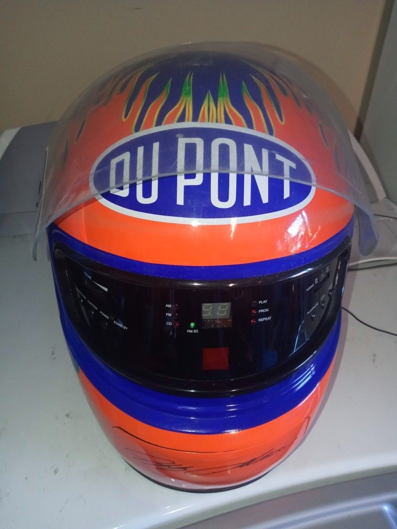 Nascar Radio/clock Helment