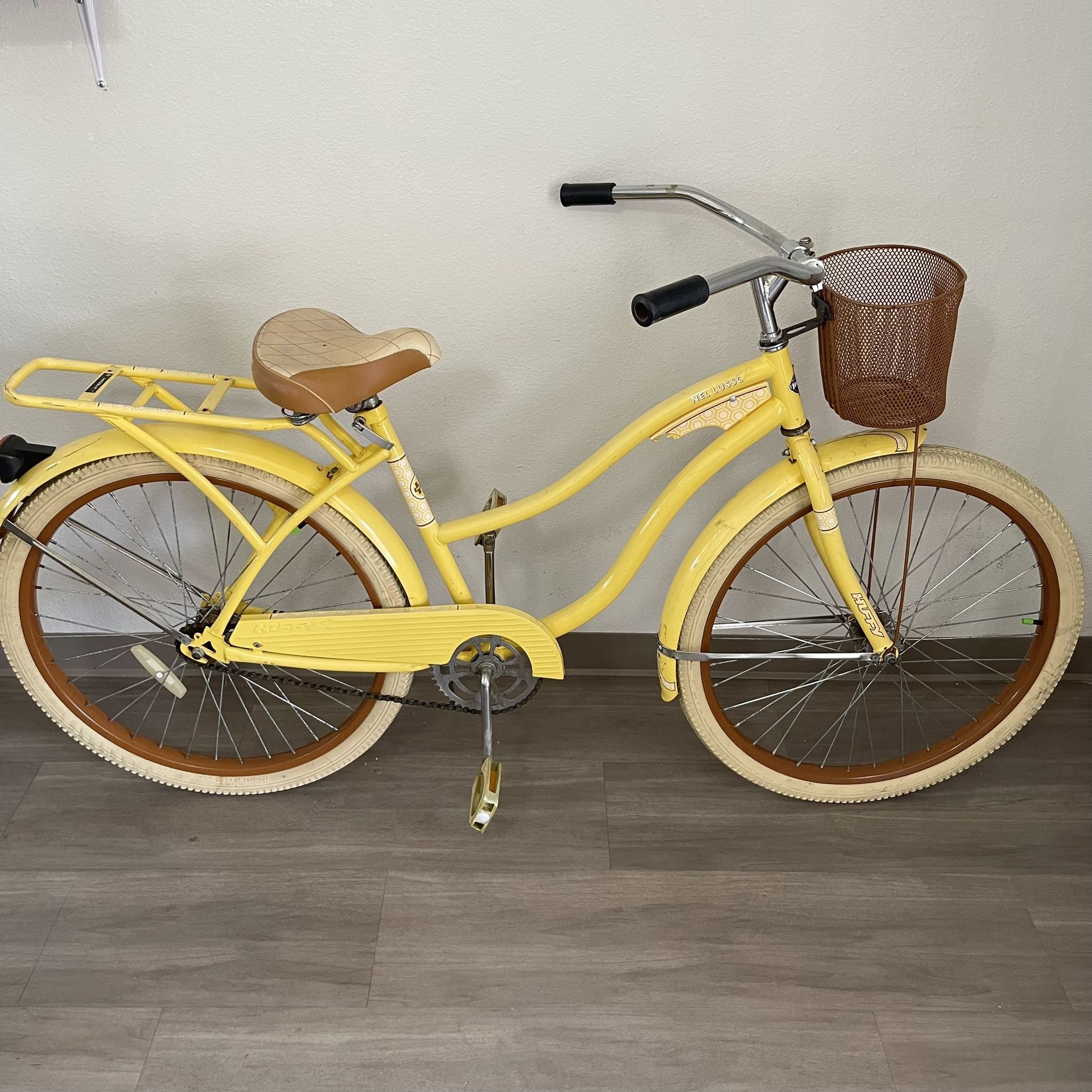 Basket Huffy Nel Basket Huffy Yellow Beach Cruiser Huffy Nel Lusso