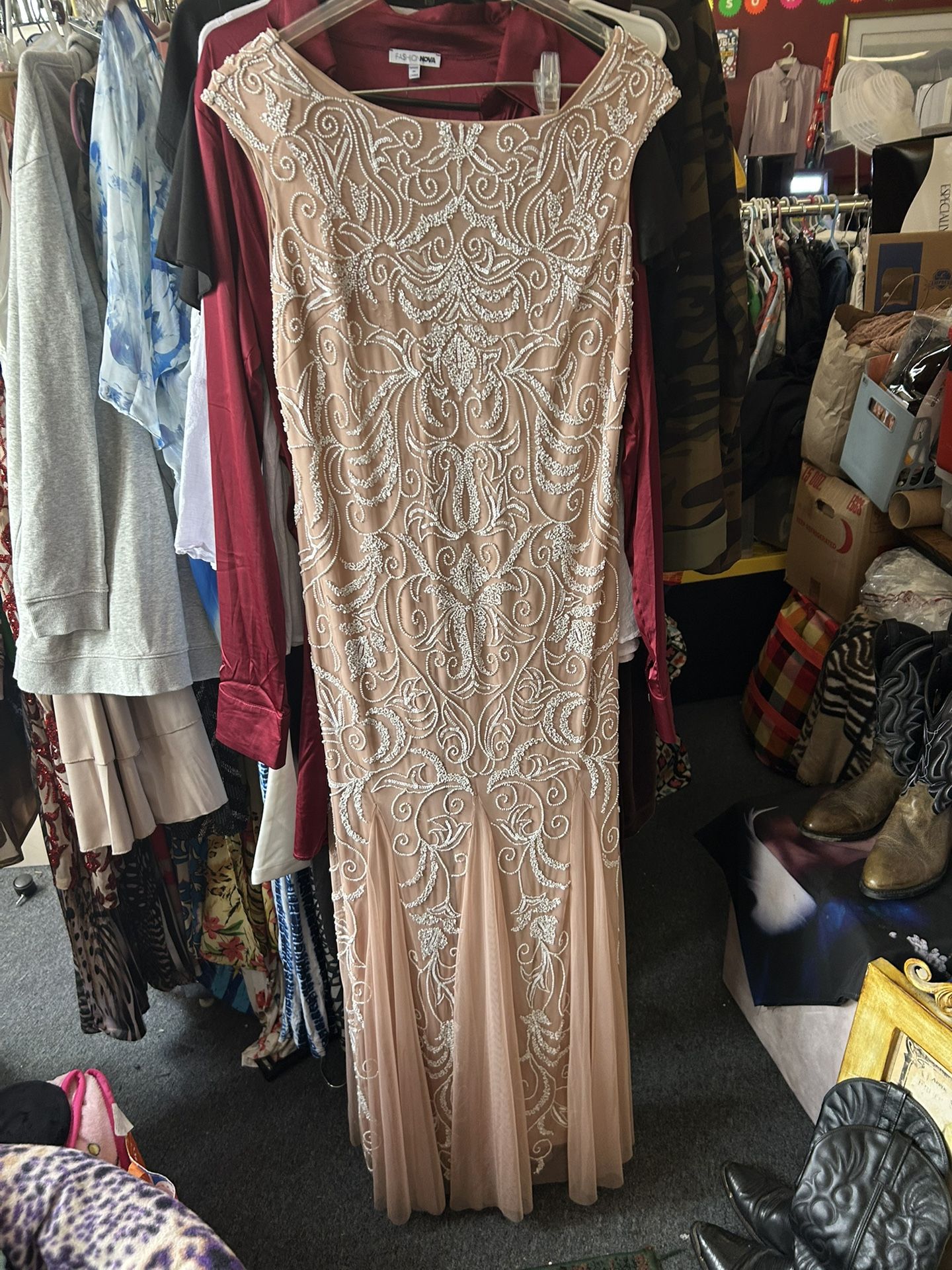 Evening Dress Beaded