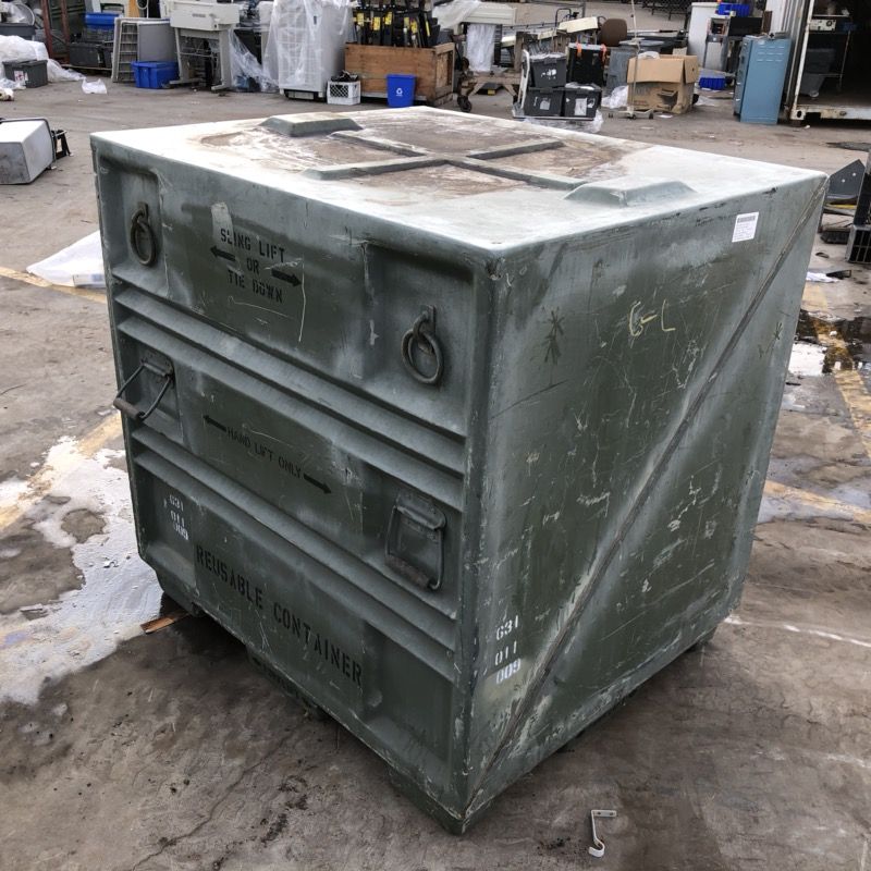 2 MILSURP PALCON Pallet Sized Containers Military Surplus Prepper for