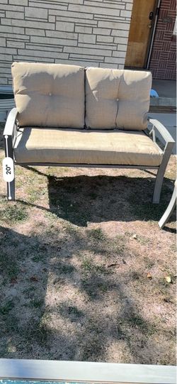 Outdoor Patio Loveseat with Cushions