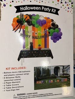 Halloween party kit