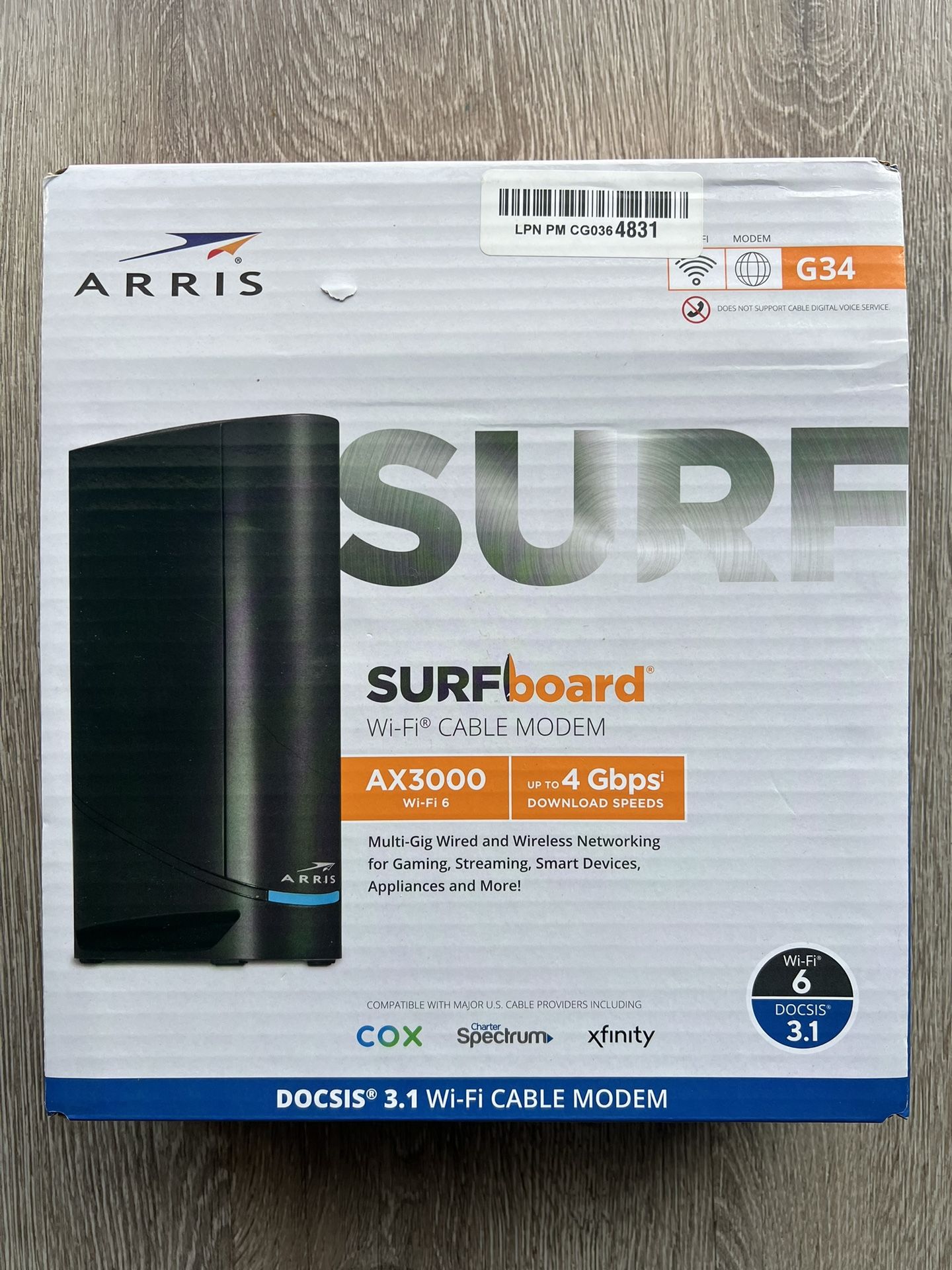 ARRIS (G34) - Cable Modem Router Combo