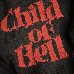Supreme Child of Hell Cowichan Sweater Black XL 