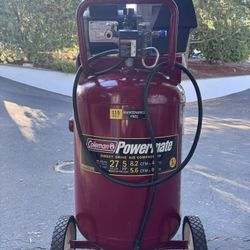 Coleman Powermate CL0502710 Air Compressor Perfect Working Condition