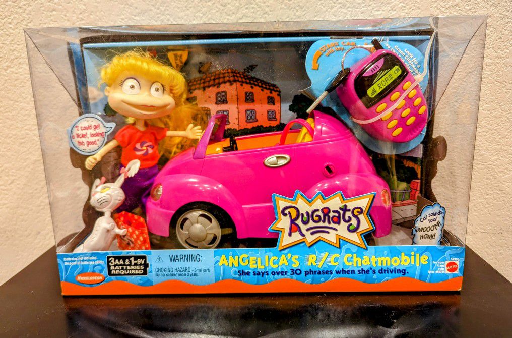 Rugrats Angelica's R/C Chatmobile 2001 Mattel 54966 Like New in Box Nickelodeon 
