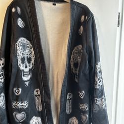 Skeleton (Dia De losMuertos)Sweater New- Great For This Month!