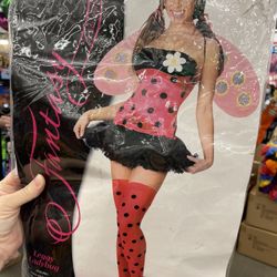 Leggy Ladybug Womens Costume NEW