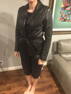 Real leather jacket