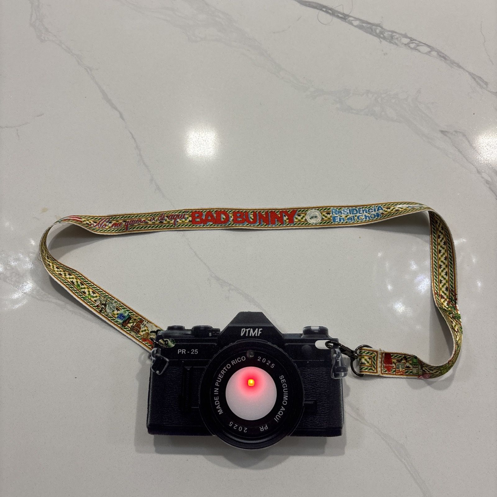 Bad Bunny DTMF Debi Tirar Mas Fotos Camera & Lanyard Concert Souvenir