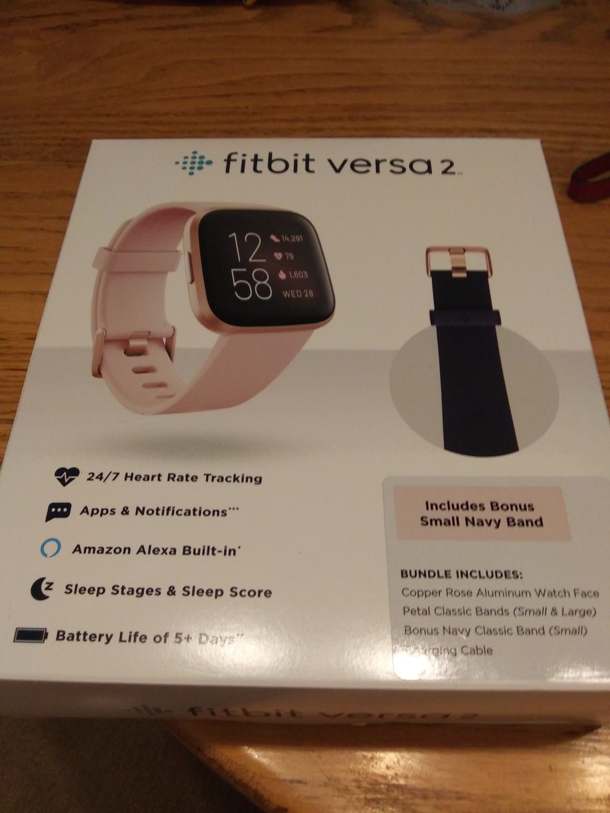 Fitbit Versa 2 smart watch brand new in box never used