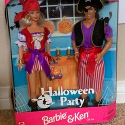 1998 Halloween Party Barbie & Ken Doll