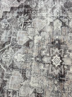 Distressed Oriental Area Rug