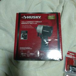 Husky 1/2 In Compact Impact Wrench 500 Ft-LBS 