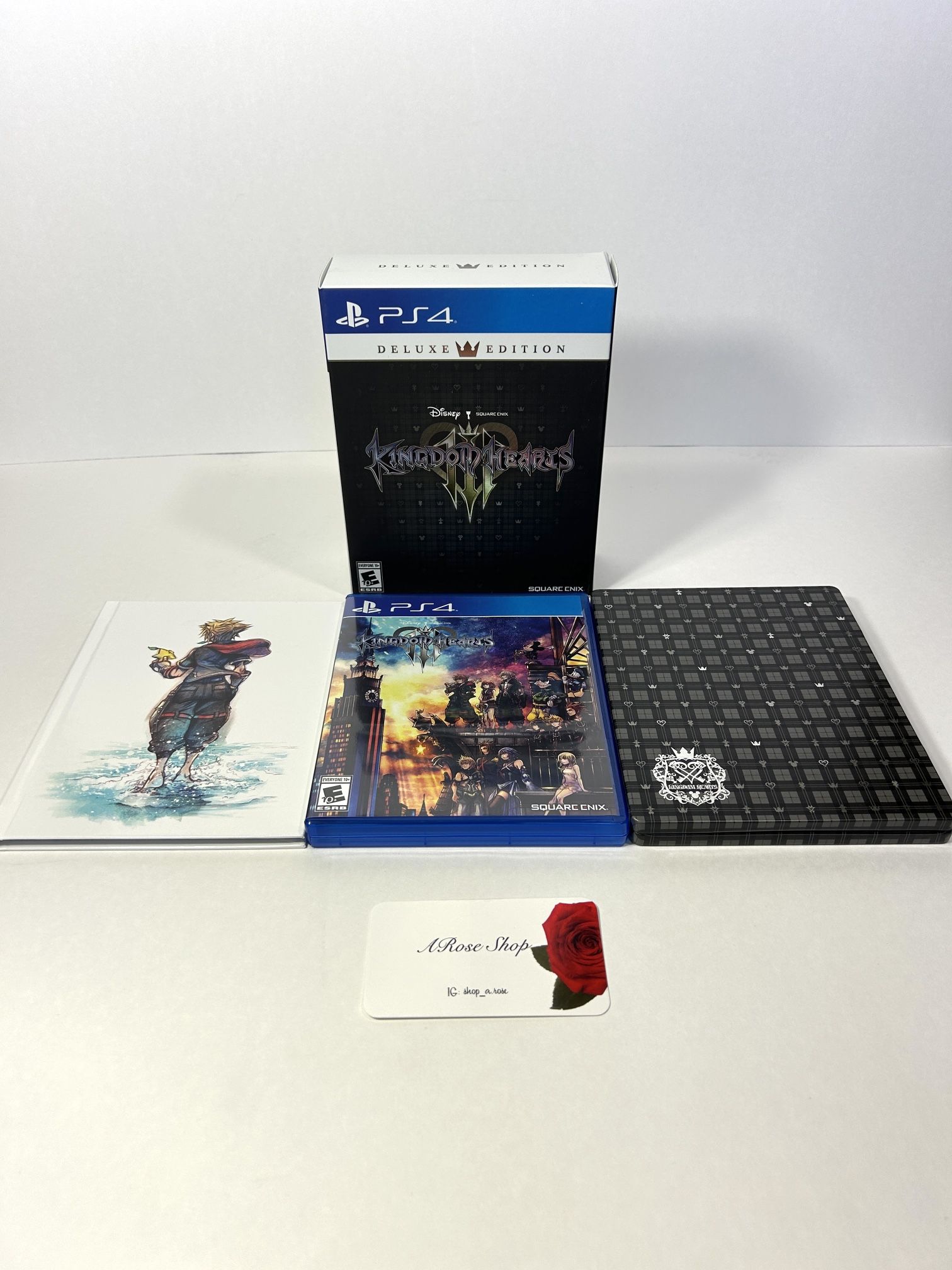 Playstation 4 Kingdom Hearts III Deluxe Edition Complete Video Game