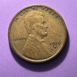 1916 s 1cent Lincoln penny 