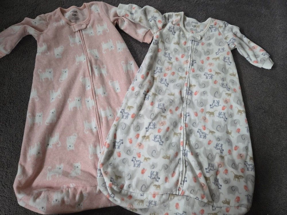 6/9 Month Fleece Sleep Sacks