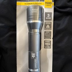Aluminum Flashlight 1500 Lumens