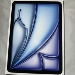 Apple iPad Air Blue Latest Model M3 Chip New Sealed I Can Come To you 