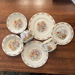 Bunnykins and Peter Rabbit English fine china