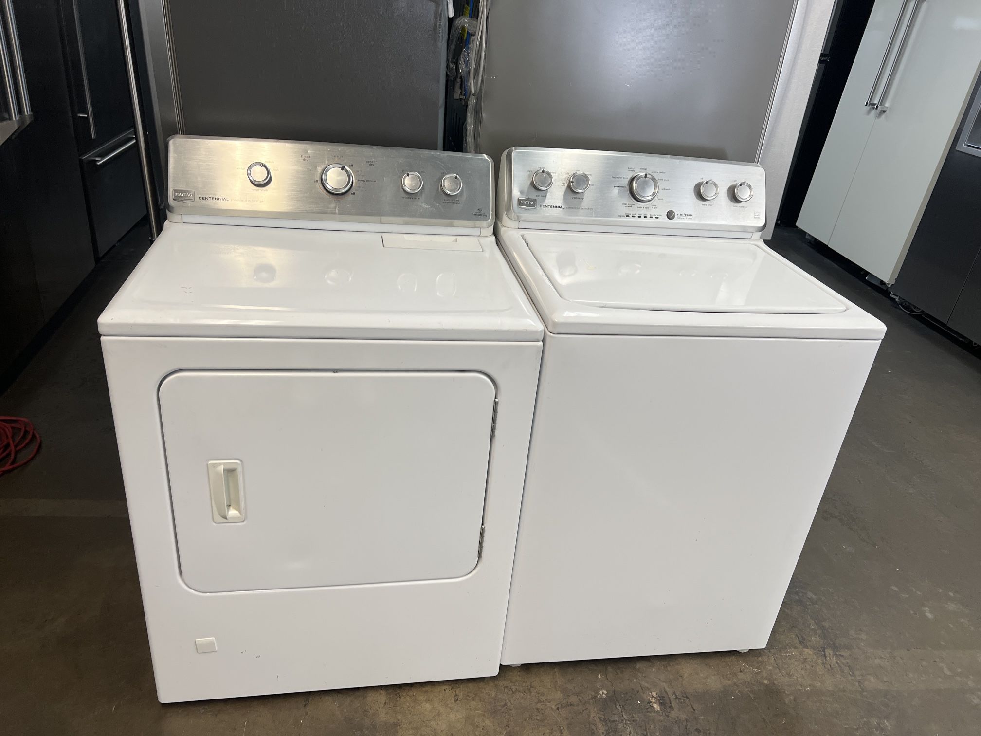 Maytag He Top Load Washer And Gas Dryer Set