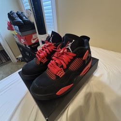 jordan 4 red thunder