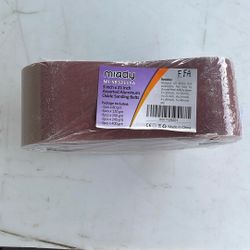 15 Pcs 3 x 21 Inch Assorted Aluminum Oxide Sanding Belt,80/120/150/240/400 Grit