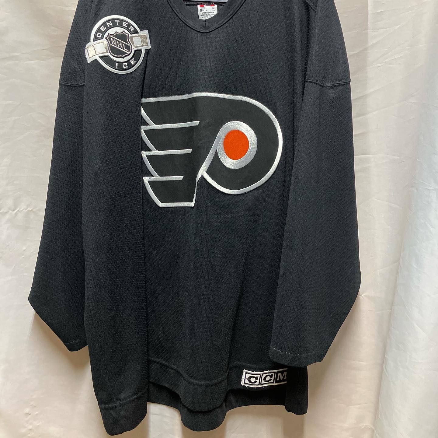 CCM Philadelphia Flyers Donald Brashear Black Hockey Jersey Embroider