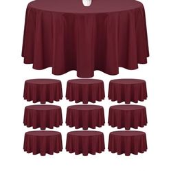Burgundy Round Table Cloth 