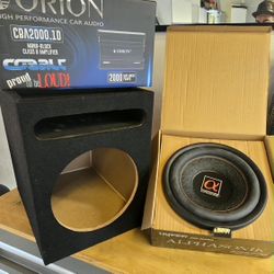 Amplifier  And Subwoofer!!!AMP TO BASS AND 🔊 SUBWOOFER 