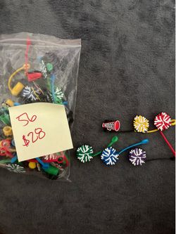 Cheer straw toppers