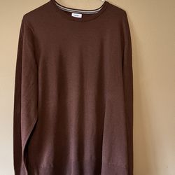Old Navy Brown Long Sleeve Crewneck Sweater