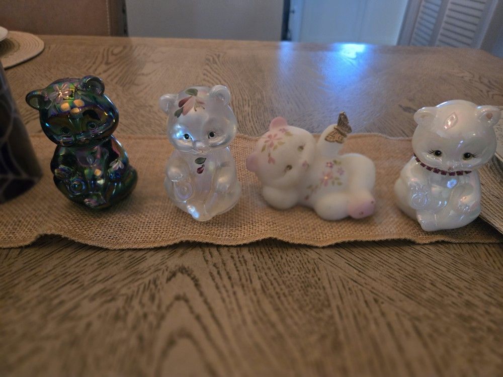Fenton Glass & Porcelain Bears,All Products : American Fashion Style Bags On Sale