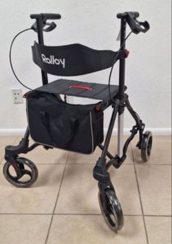 Rolloy Ultra Compact Master Rollator Walker, a lightweight and portable walking assistant
