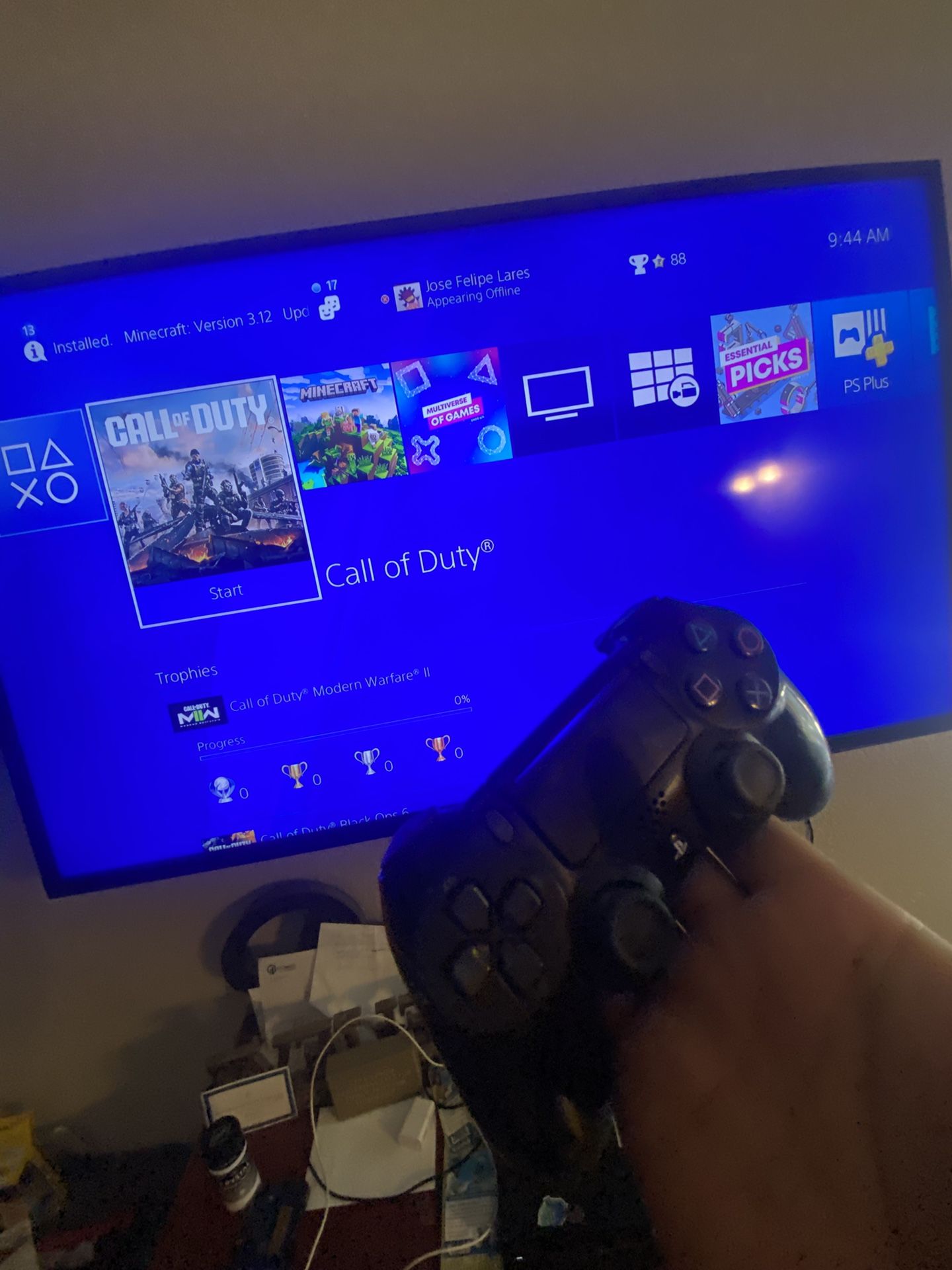 PS4 And Tv