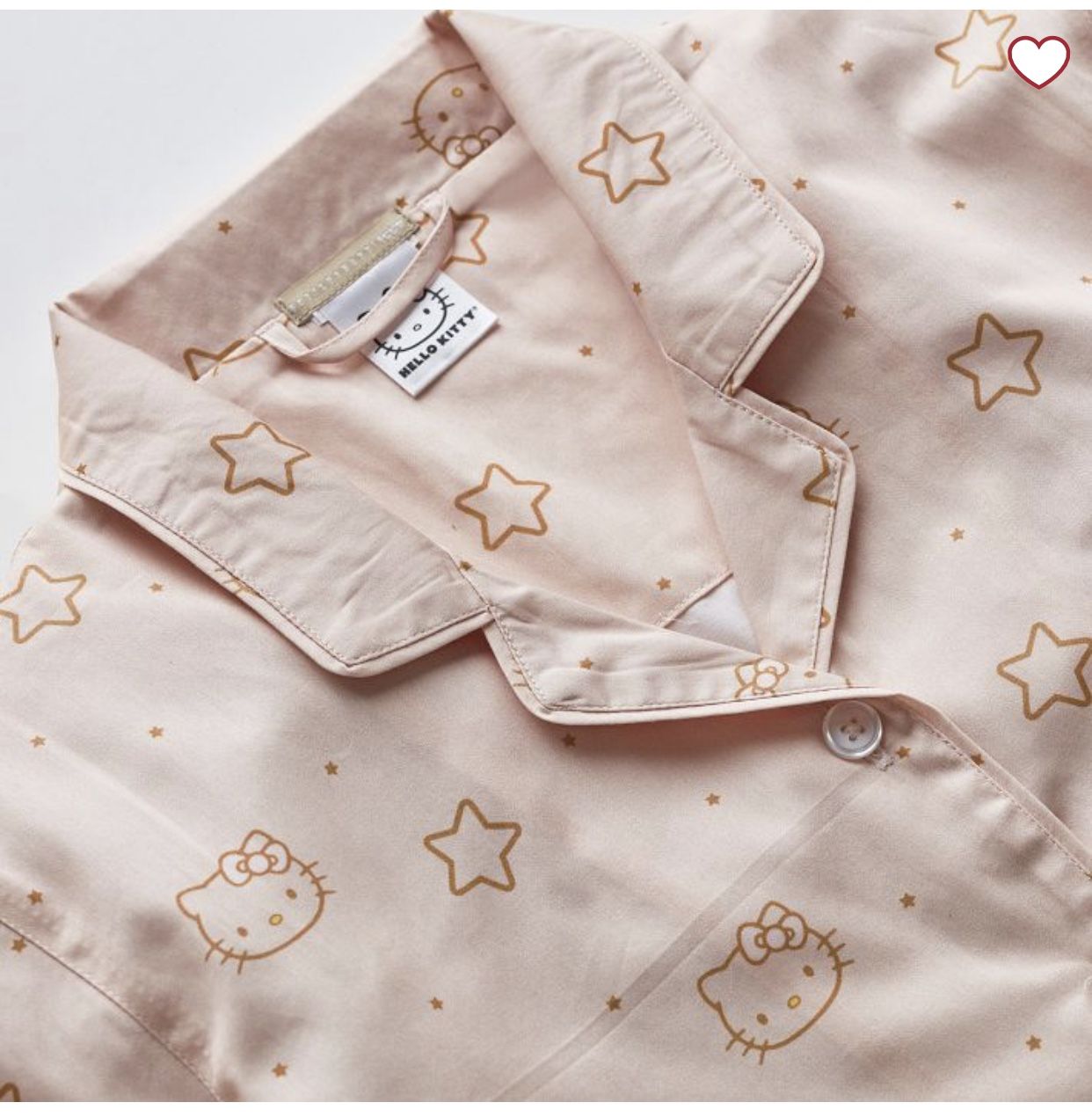 Hello Kitty Metallic Star Adult Pajamas