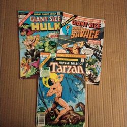 Giant size #1 Comic Book Lot Of 3
