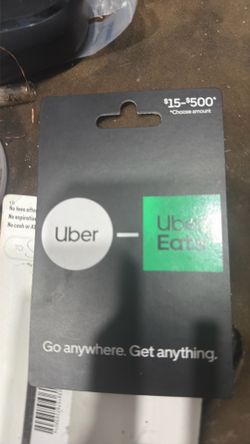 $250 GIFT CARD FOR UBER /UBER EATS FOR 225