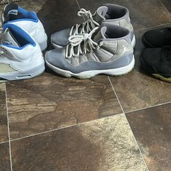 3 Pair of Jordans Size 9.5
