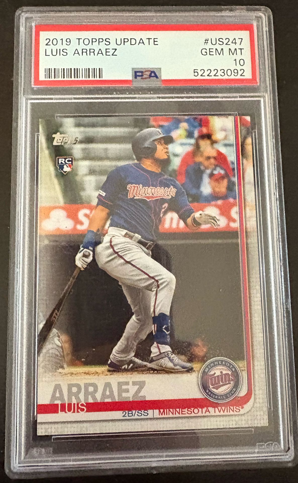 Luis Arraez 2019 Topps Update PSA 10