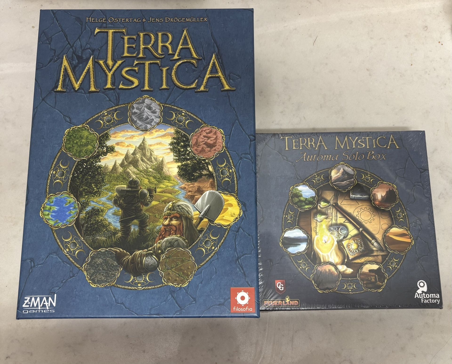 Terra Mystica + Solo Box Board Game 