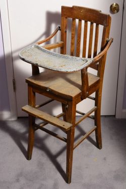 Antique high chair
