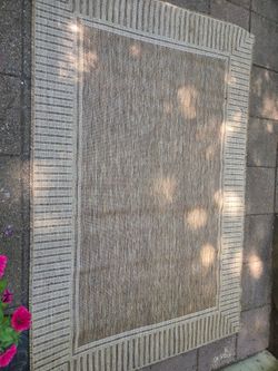 Two 4 by 6 neutral rugs (tan)