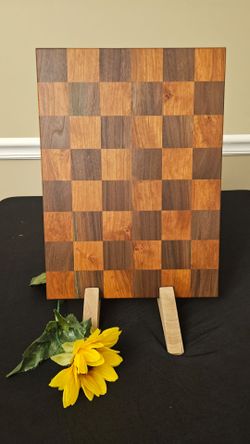 Checkered cutting board