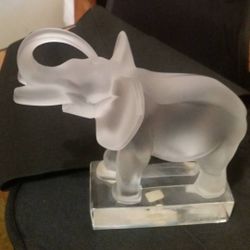 Elephant Figurine by Lalique