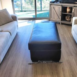 Footstool  Black Furniture Like New 